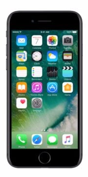 Refurbished iphone 7 32gb zwart voorkant