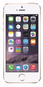 Refurbished iPhone 5s 16GB Goud Voorkant