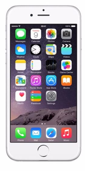 Refurbished iPhone 6 128GB Wit Voorkant