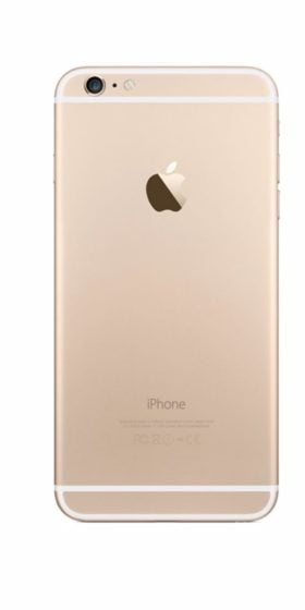 Refurbished iPhone 6 128GB goud achterkant