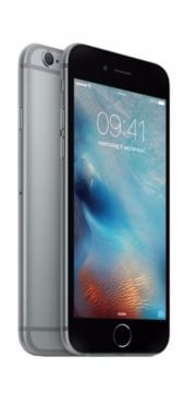 Refurbished iPhone 6 Plus 16GB Zwart Zijkant