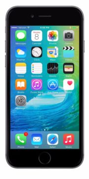 Refurbished iPhone 6s 16GB Zwart Voorkant