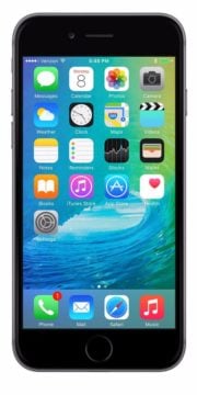 Refurbished iPhone 6s Plus 64GB Zwart Voorkant