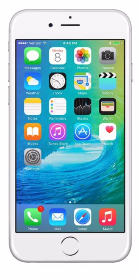 Refurbished iPhone 6s Plus 16GB Wit Voorkant