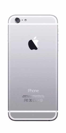 Refurbished iPhone 6 Plus 128GB Wit Achterkant