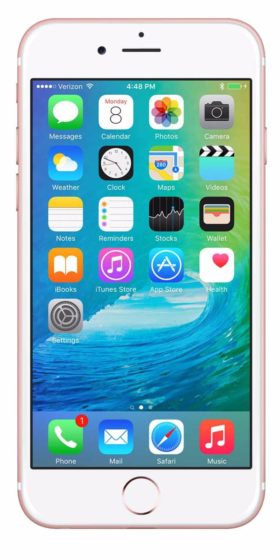 Refurbished iPhone 6s Plus 64GB Roségoud Voorkant