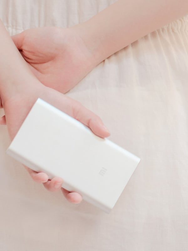 Xiaomi Mi Powerbank 2 10.000mAh Zilver-back