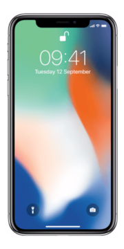 Refurbished iPhone X 256GB Zilver