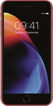 Refurbished iphone 8 plus 256GB rood voorkant